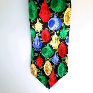 Men's Vintage Silk Christmas Holiday Tie